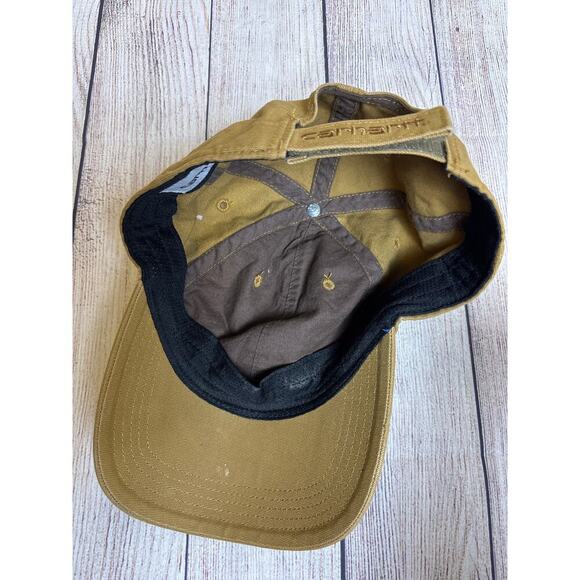 Carhartt Baseball Cap Hat Tan Adjustable - Picture 5 of 5